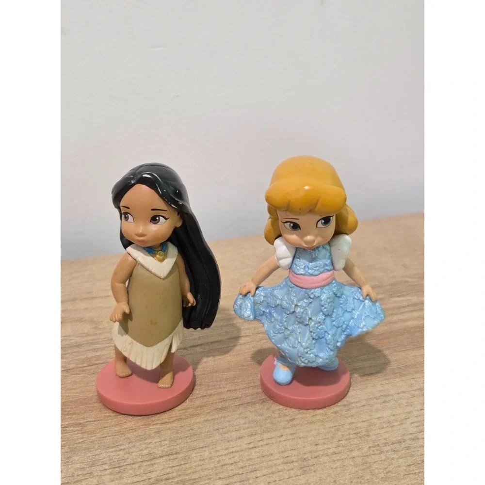 Set of 8 Disney Animators Collection Toddler Princess Doll Figures